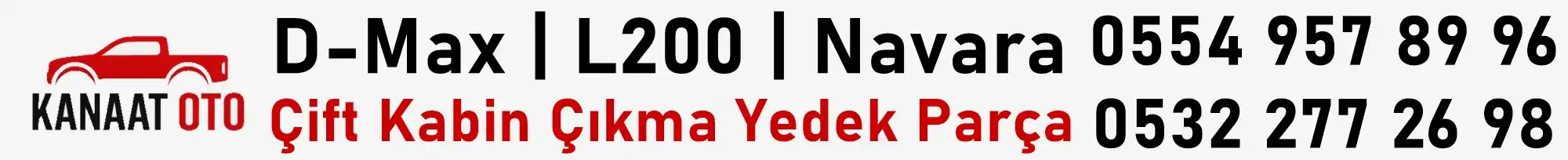 Kanaat Oto Çift Kabin